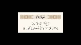 ﴿بَديعُ السَّماواتِ وَالأَرضِ وَإِذا قَضى أَمرًا فَإِنَّما يَقولُ لَهُ كُن فَيَكونُ﴾ [البقرة: ١١٧]