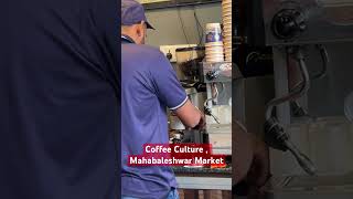 Coffee culture at Mahabaleshwar Market