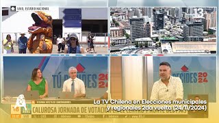 La TV Chilena en Elecciones municipales y regionales 2da vuelta (24/11/2024)