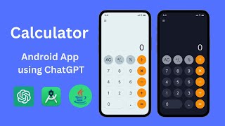 Calculator Android App using ChatGPT  Java Android Studio #chatgpttutorial #androidstudio #java