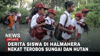 NEKAT MENEROBOS SUNGAI YANG DIHUNI BUAYA DEMI SEKOLAH