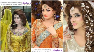 Kashee's Glamorous bridal makeup and hair ideas