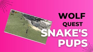 Wolf Quest - Snake's Pups are growing