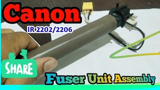 Canon IR 2002/2206 Fuser Unit Assembly Related Information