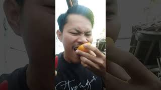 #shorts Makan jeruk pake cabe rawit