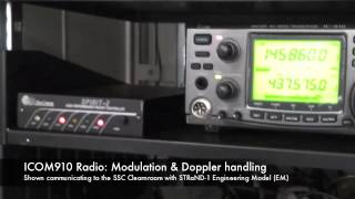 STRaND-1 Groundstation Communications: ICOM Radio & Spirit-2 TNC