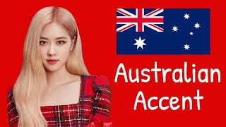 Blackpink Rosé Australian Accent Compilation