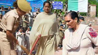 राष्ट्रपिता महात्मा गांधी की जयंती के उपलक्ष पर सीआरपीएफ 126 बटालियन द्वारा रियासी के ऐतिहासिक