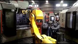 Mahajan Automation Machine tending with refurbished fanuc robot