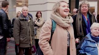 Finnish Female Choir TAIKA - FINLANDIA flashmob