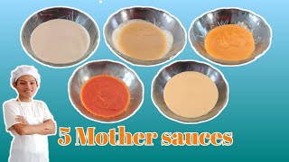 5 Mother sauces • Herbert Bracero