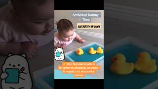 Actividad para bebés de 3 meses o más... #bebe #estimulacion #desarrollo #estimulaciontemprana