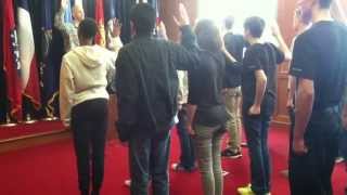 Noelle swears in to U. S. Navy