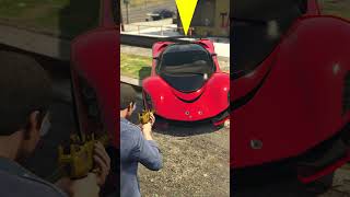 I DESTROYED MY FERRARI IN GTA 5 - WHAT HAPPENS NEXT?! #gta5 #gta #shorts