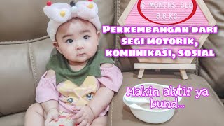 PERKEMBANGAN BAYI USIA 6 BULAN SECARA MOTORIK, KOMUNIKASI DAN SOSIAL