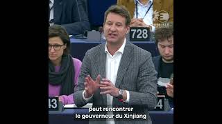 Yannick Jadot sur la rencontre du gouverneur du Xinjiang avec le Service d'action extérieure