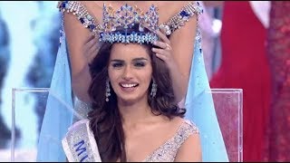 miss world crowning moment [Manushi chillar, Miss World 2017]