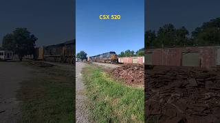 CSX 520 with 3046 & 483 #csxt #csx #athensalabama @CameraBryan #trainhorn #horns #trainvideo #train