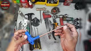 รีวิวเครื่องมือผ่าหัวเครื่องตัดหญ้าสองจังหวะสำหรับมือใหม่ (EP1. Basic hand tools)