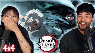 THE HASHIRA'S FIGHTING!! | Demon Slayer Episode 4X4 REACTION!