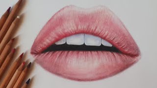 Как нарисовать губы how to draw lips