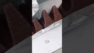 ASMR Giant Toblerone Swiss Milk Chocolate with Honey and Almond Nougat Satisfying