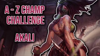 Akali | LoL A-Z Champion Challenge | S9