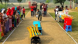 আজব খেলায় নতুন ডিজিটাল চমক। কঠিন চ্যালেঞ্জে ফুটবল গোলবারে বাধিয়ে কতজন পুরস্কার জিতে নিলো দেখুন ?