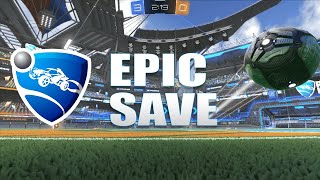 Rocket League Epic Save Cartwheel Goal Save