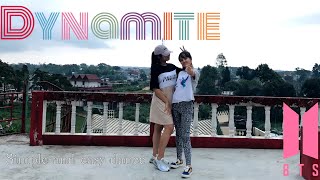 BTS 'DYNAMITE' | Simple and Easy Dance | Dance cover | Alosa Shylla | Siblings Dance |