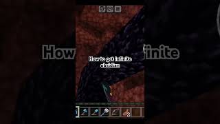 Infinite Obsidian #minecraft #viralshorts