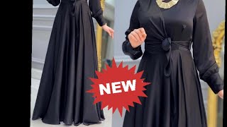 new long dress|gown design cutting and stitching