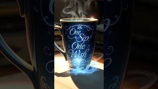 A magic coffee cup 🤯 one sip one wish! #magic #coffecup #wish #viralshorts #shorts