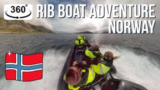 360 Video RIB boot avontuur Noorwegen