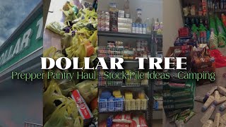 ARE YOU PREPARED ?? DOLLAR TREE PEPPER HAUL | CAMPING TRIP? #stockpiling #dollartree #foodshortage