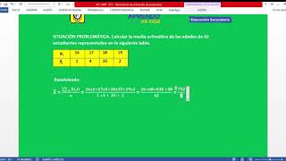 ESTADÍSTICA Y PROBABILIDADES   4°  SEC