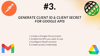 #3. OAuth 2.0 | Generate Client ID & Client Secret For Google APIs |