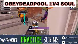 obeydeadpool 1v4 soul 😱😱😱