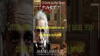 Part 7. 35 Quotes dari Albert Einstein | kata kata bijak penuh motivasi dan inspirasi | status wa