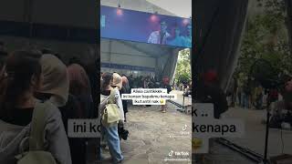 Allea putri Ariel Noah ikutan antri di konser bapaknya