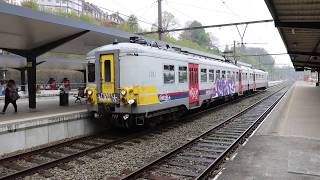 NMBS AM66 660 vertrekt van Verviers-Central