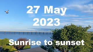 Sunrise to sunset on 27 May 2023 | 4K | Timelapse