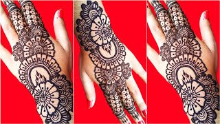 Easy mehndi design |Back hand mehndi design simple |Beautiful mehndi design |Mehndi ka design|Mehndi