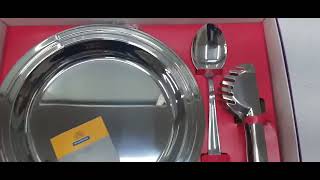 Kit Para Servir Aço Inox Tramontina Ciclo Prata - 3 Peças