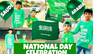 92 SAUDI NATIONAL DAY CELEBRATION 2022🇸🇦 | SAUDI ARABIA NATIONAL DAY | ROAD VIEW | AIR SHOW | DAMMAM