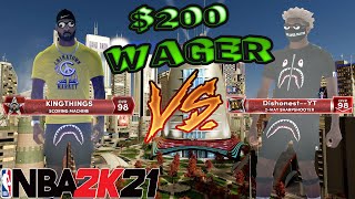 $200 Wager VS Dishonest YT! - NBA 2K21 Next Gen