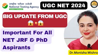 Big Update !! Important for UGC NET & PhD Aspirants | Self Learning By Monisha Mishra