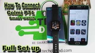 How to Connect Colmi P71 Smart Watch Video 2024 || Future Tech Bangladesh || Tech Den