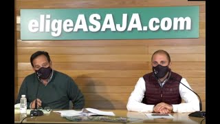 RP Pedro Barato Presidente de ASAJA y Eduardo Pérez Presidente ARAG-ASAJA