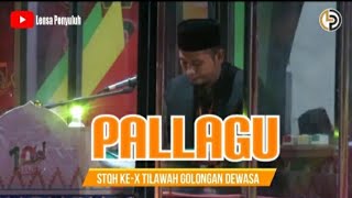 STQH Ke-X Tingkat Kab. Polewali Mandar | Tilawah Dewasa | Pallagu